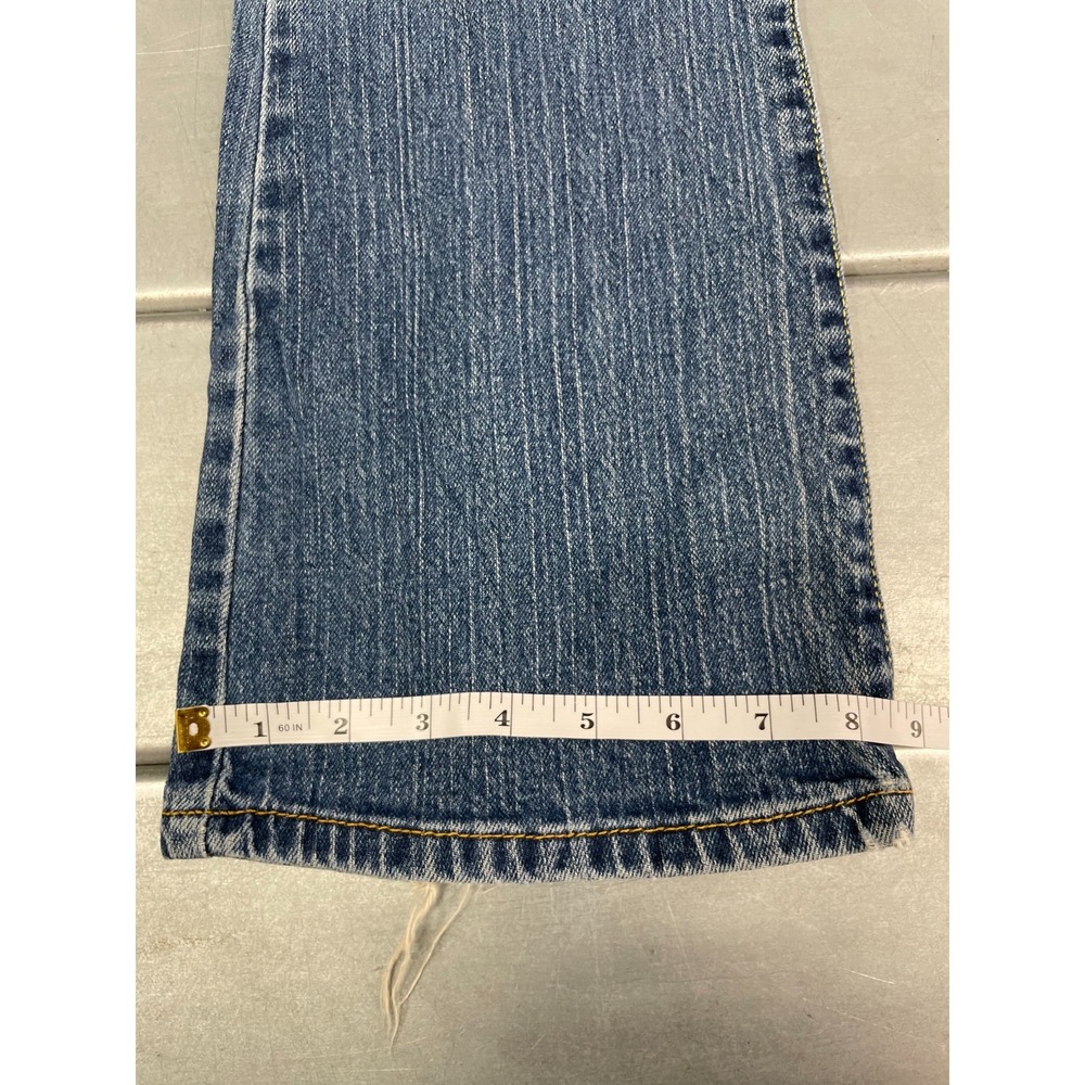 Levis 525‎ Nouveau Low Bootcut Jeans Womens 8M 30x32 Blue Medium Wash Denim - Picture 11 of 16